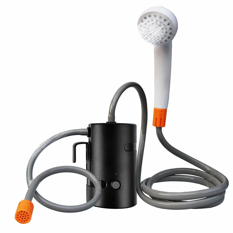 (image for) IPRee Portable Outdoor Electric Shower Pump for Camping Hiking Shower Bathing Equipment with USB Rechargeable for Camping Shower