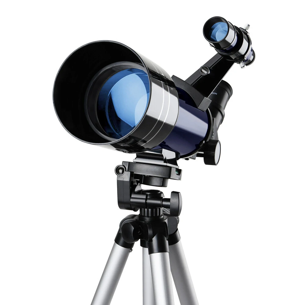 (image for) [US Direct] ESSLNB 15X-180X Astronomical Telescope 70mm Aperture Refractor Telescopes with Phone Adapter & Adjustable Tripod for Astronomy Beginners