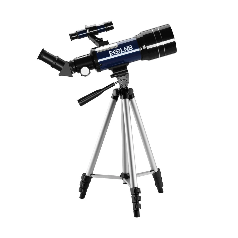 (image for) [US Direct] ESSLNB 15X-180X Astronomical Telescope 70mm Aperture Refractor Telescopes with Phone Adapter & Adjustable Tripod for Astronomy Beginners